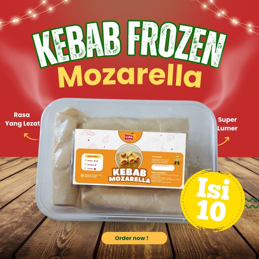 

BUYA KEBAB MOZARELLA isi 10