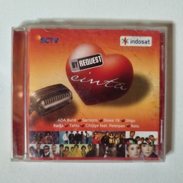 CD MUSIC COMPILATION INDONESIA BY REQUEST CINTA