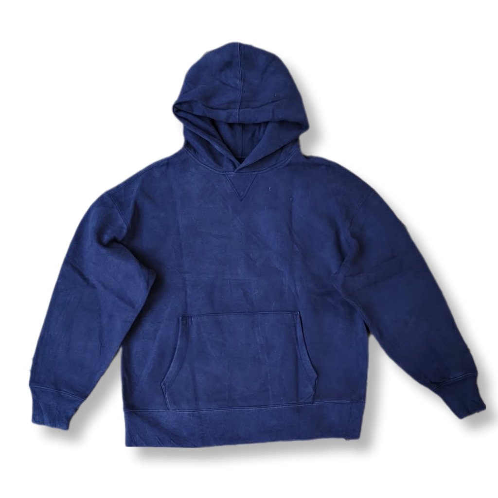 GAP NAVY BLANK HOODIE | OUTERWEAR | SWEATER | MNZA  90 SIZE : S FIT L PxL : 67X60 CONDITION : 90% BE