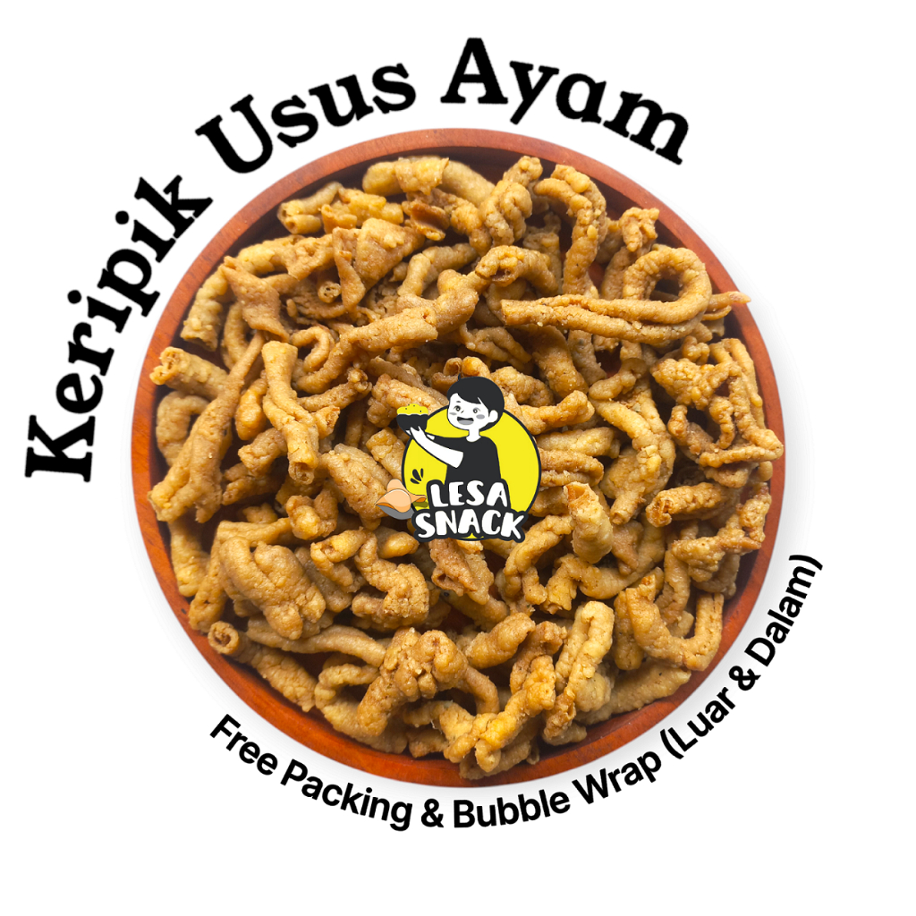 

Keripik Usus Ayam Renyah Gurih 250 Gram – Camilan Kering Rumahan | Snack Kiloan Tanpa Pengawet