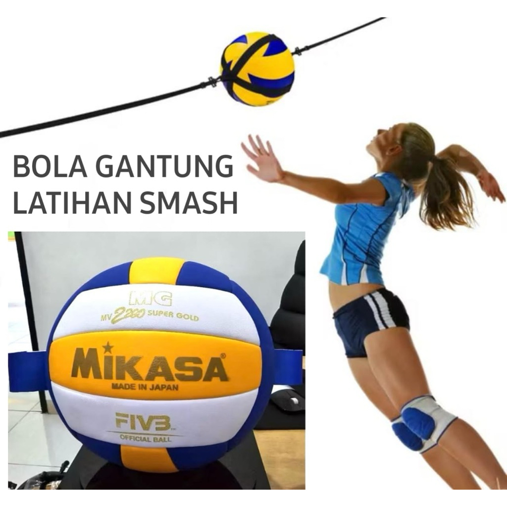 Bola Voli volley voly volli ball Mikasa Gantung  Latihan Smash import