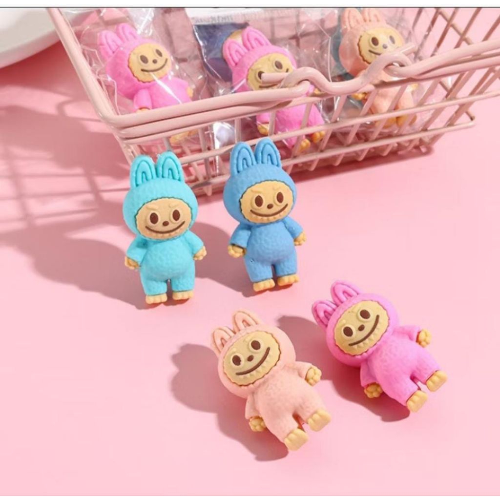 

penghapus kartun lucu labubu 3D | ECER