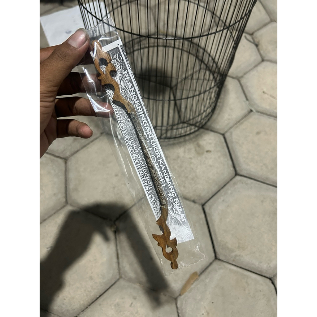 tangkringan ukir pleci diameter 23 tangkringan hellopet amplas