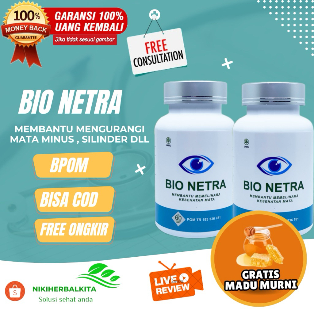 BIONETRA BPOM ORIGINAL | OBAT MATA MINUS