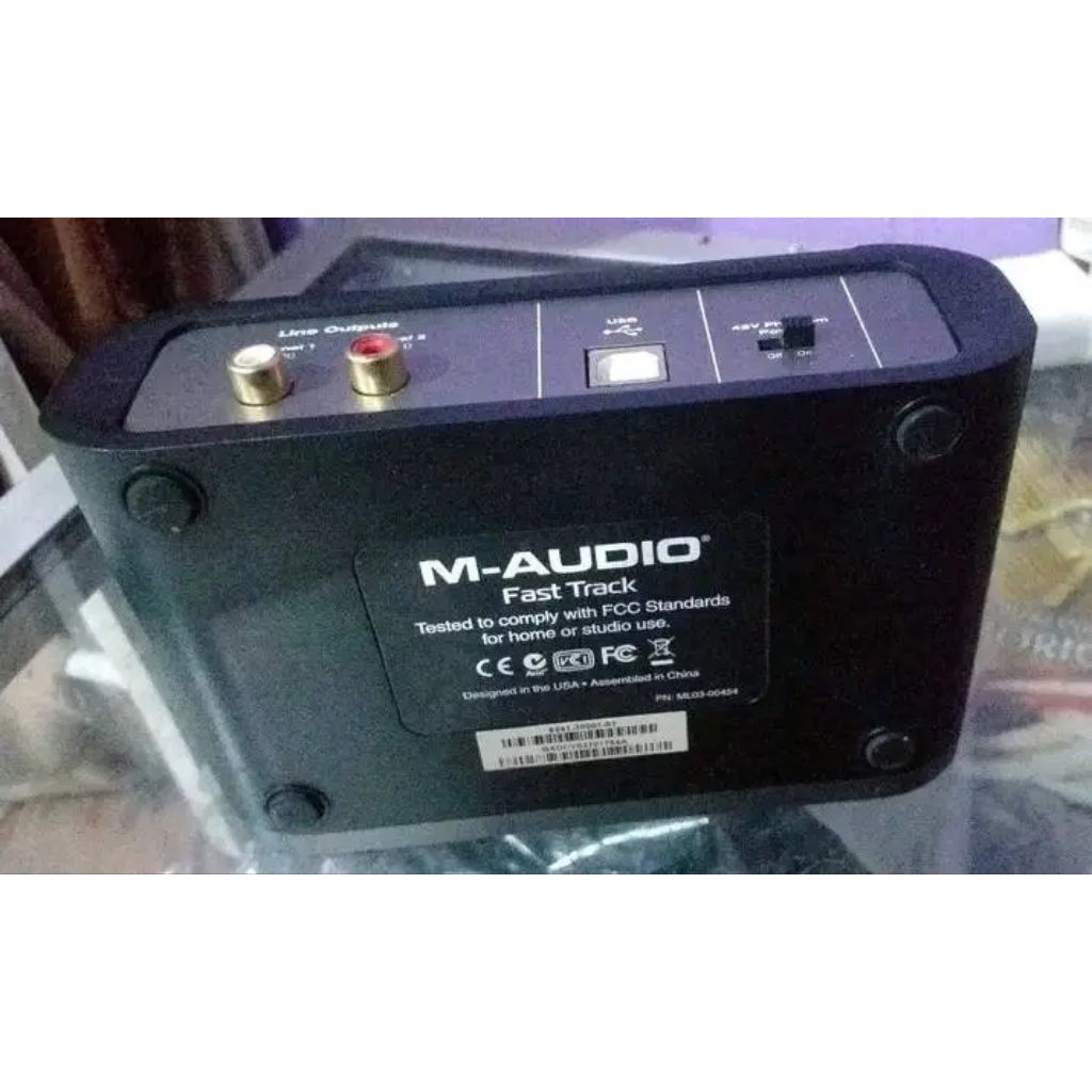 Jual M-Audio Fast Track For Home Studio use