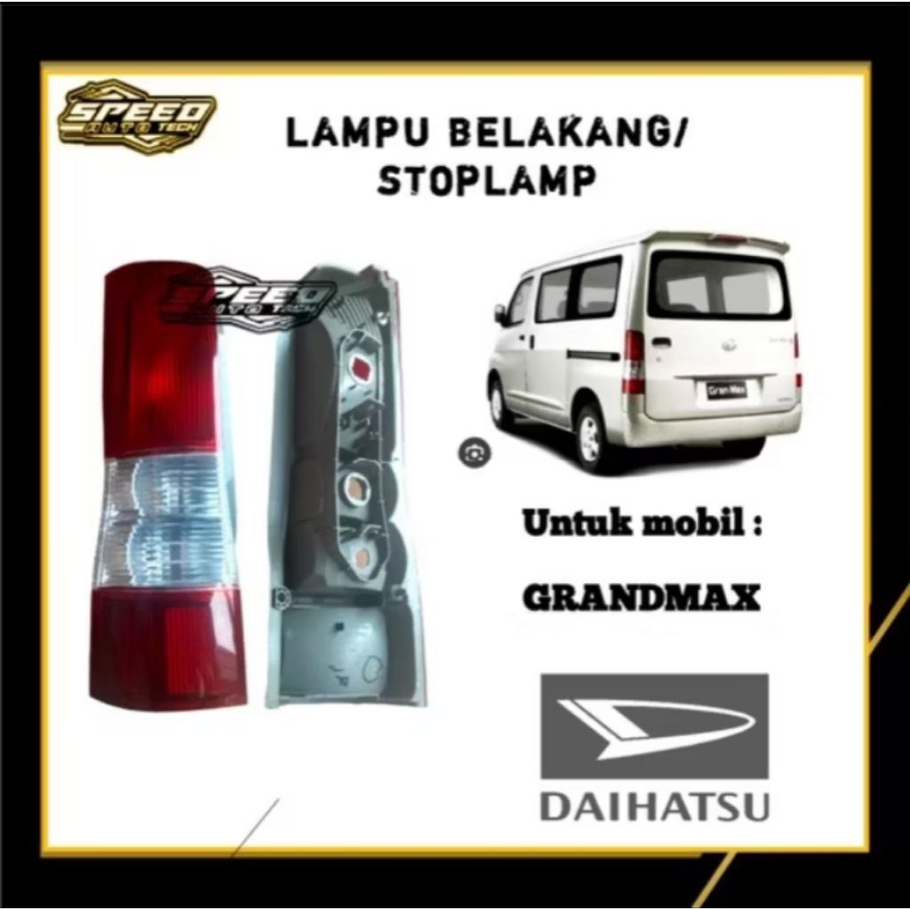 StopLamp Lampu belakang Grandmax original mika stop lamp grand max harga satuan kanan saja atau kiri