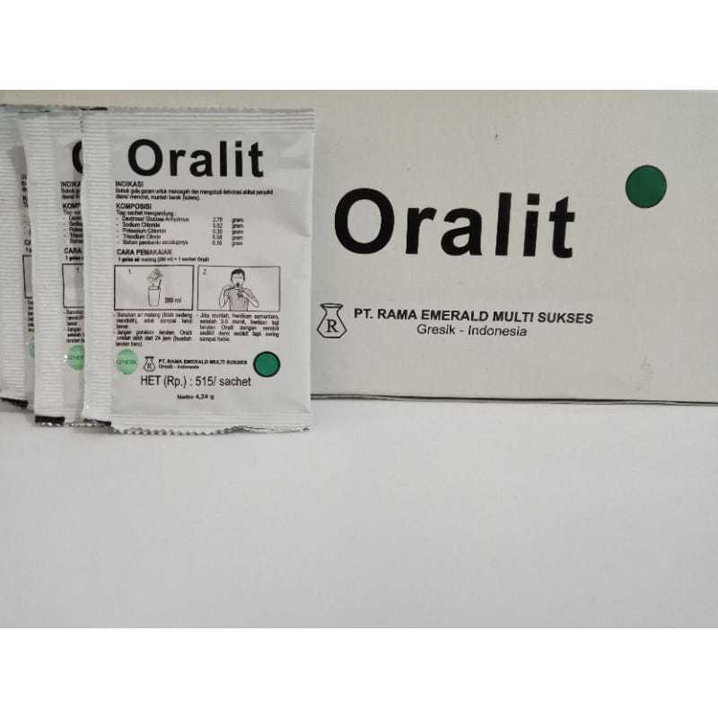ORALIT Sachet  serbuk larutan pengganti cairan tubuhb