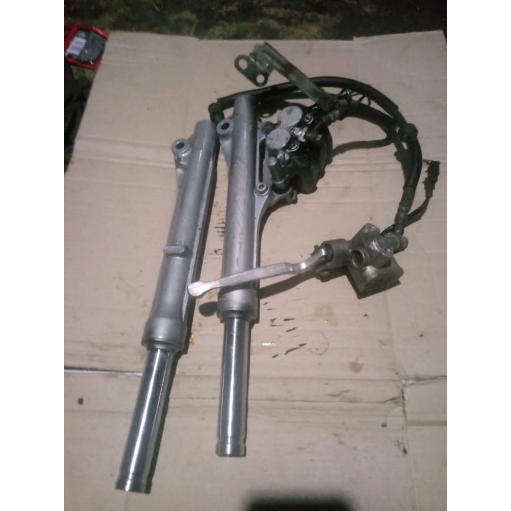 sok shock depan + cakram supra fit lama supra x lama seken ori cabutan