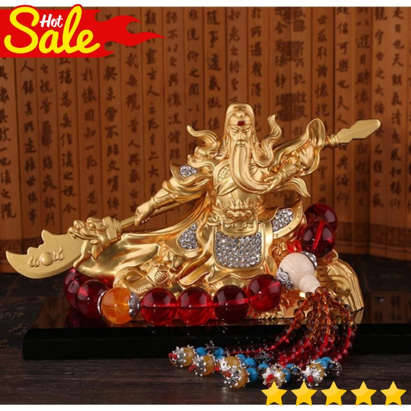 NEW WITH TASBIH Pajangan Parfum Mobil General GUAN YU KWAN KONG Diamond Bling Premium Quality