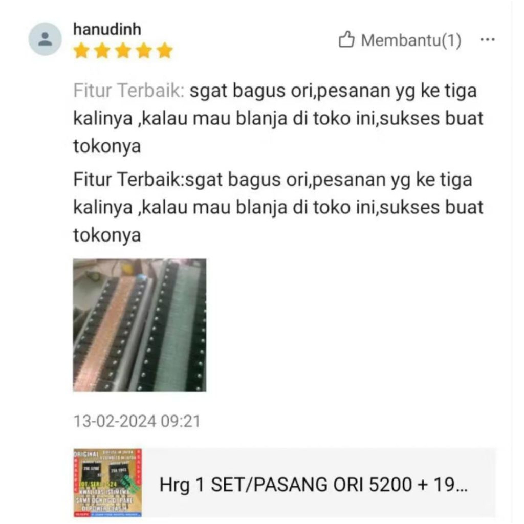 Hrg 2 SET/PASANG ORI 5200 + 1943 TR TRANSISTOR TOSHIBA 2SA1943 2SC5200 1943 5200 FINAL ASLI ORI 2SA 