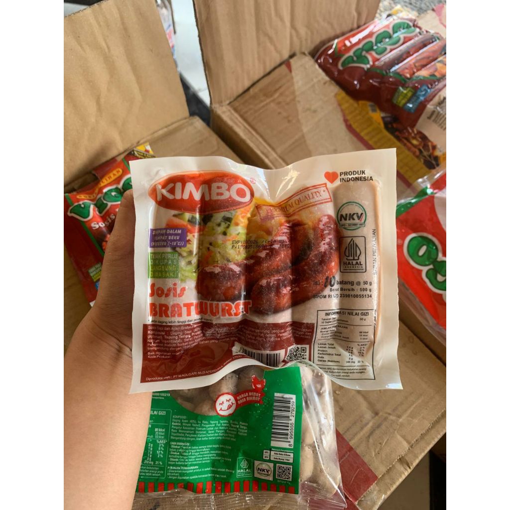 

Kimbo Sosis Bratwurst Isi 10