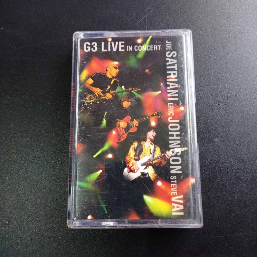 KASET PITA Original Joe Satriani, Eric Johnson, Steve Vai - G3 LIVE In Concert || Clotabooks Cassett