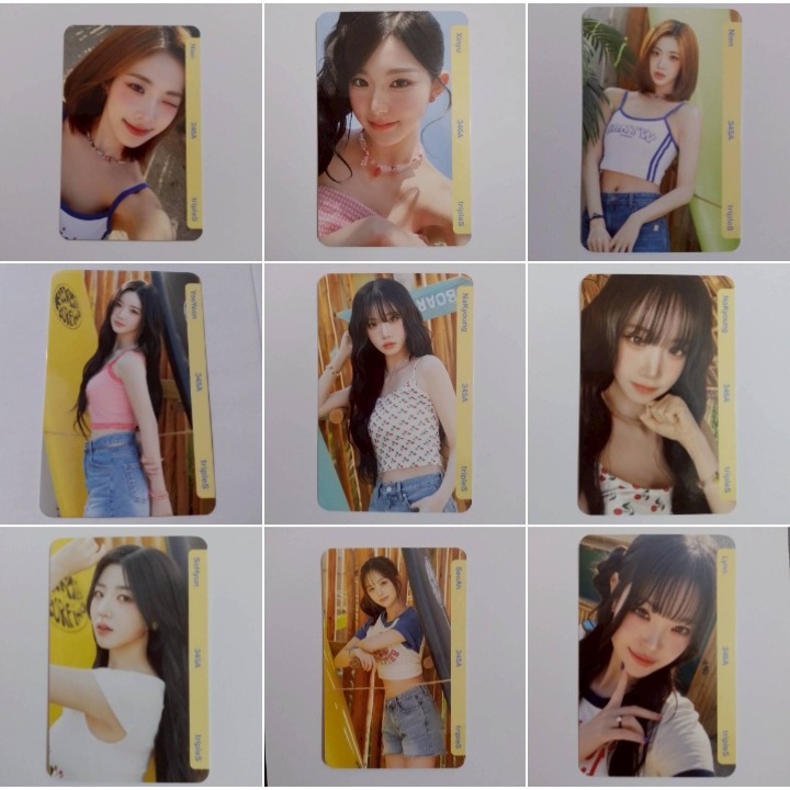 tripleS objekt dco summer surfing club fanmeeting photocard e345 e346 e01 wav double class objekts s