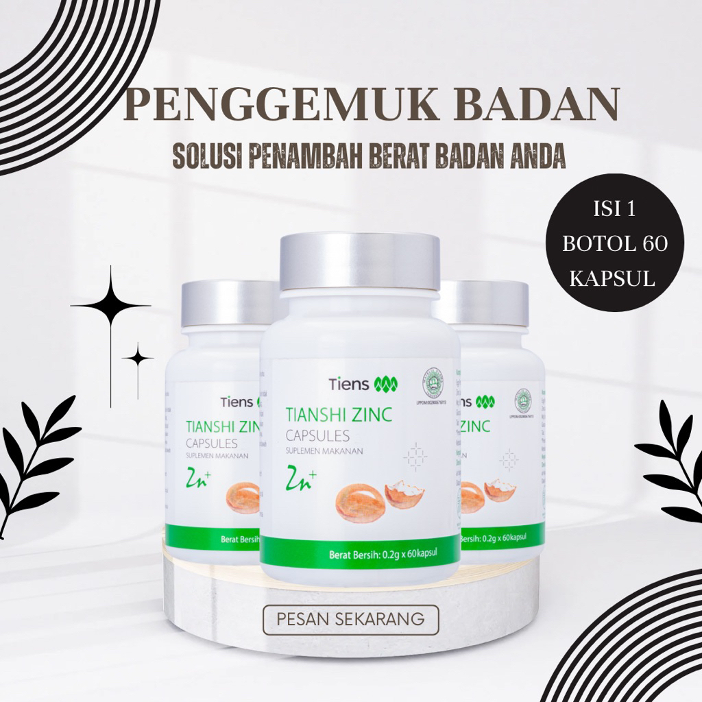 Zinc Tiens Anak Multivitamin Penambah Nafsu Makan Anak dan Nutrisi Anak Original