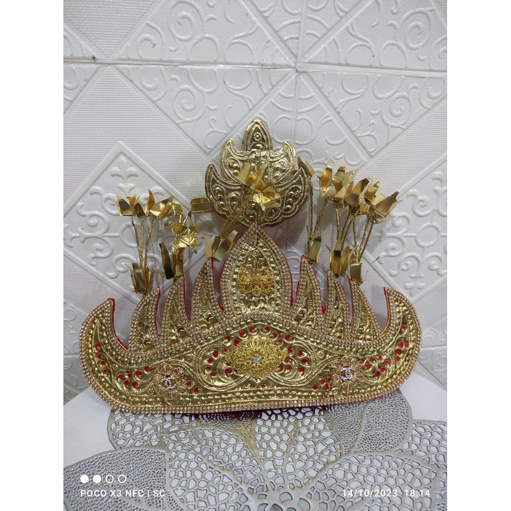 siger hiasan kepala mahkota lampung pepadun siger cantik