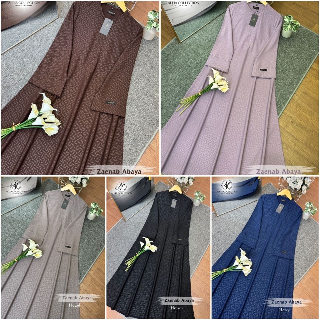 ZAENAB ABAYA gamis abaya maxi dress wanita