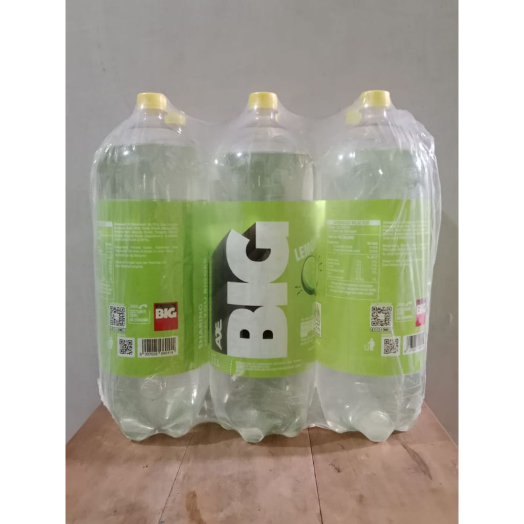 

bigcola ukuran 3,1 liter rasa lime