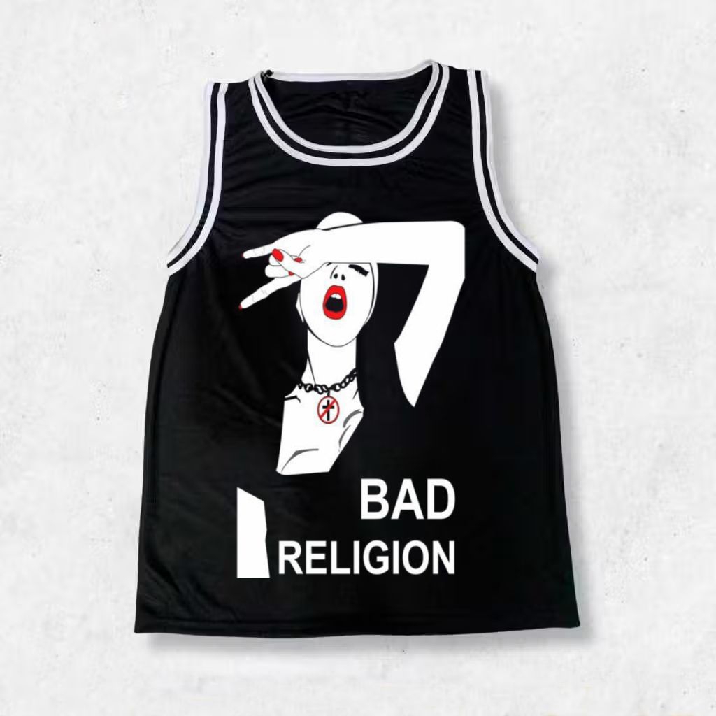 jersey basket motif bad religion