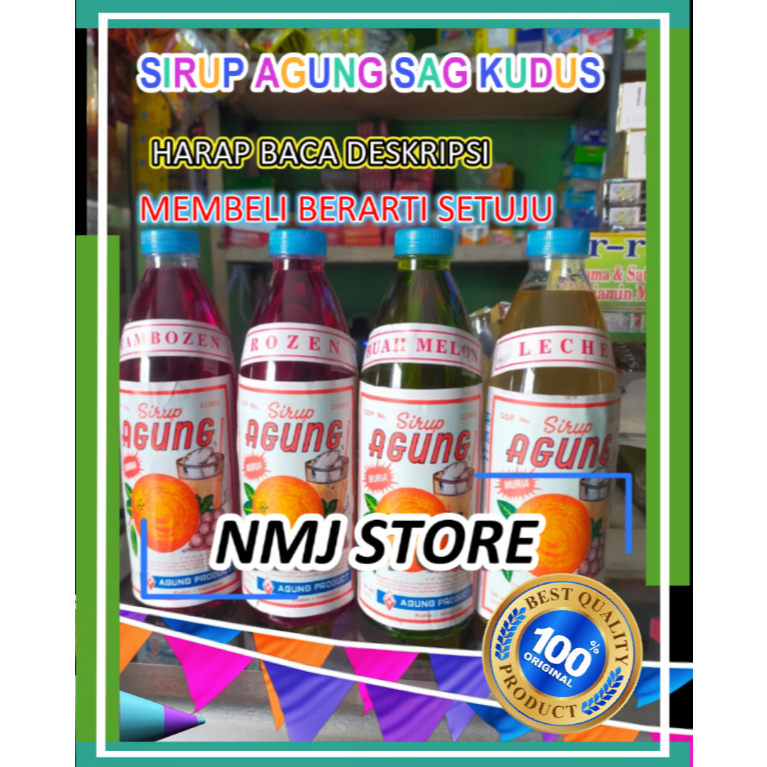 

SIRUP AGUNG SAG KUDUS 620ML TERMURAH