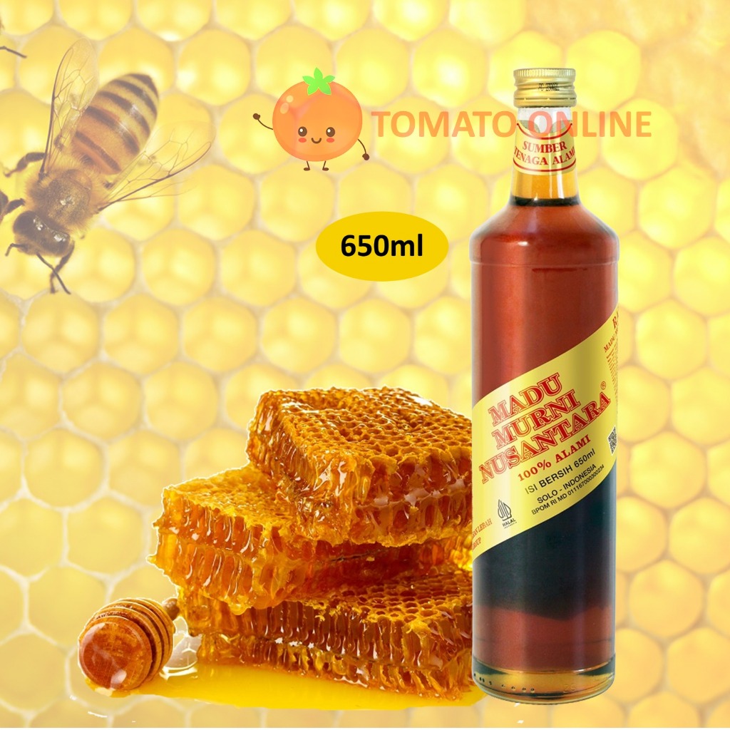 Nusantara / Madu Murni Honey Halal Original 100% Botol / 650 ml 650ml