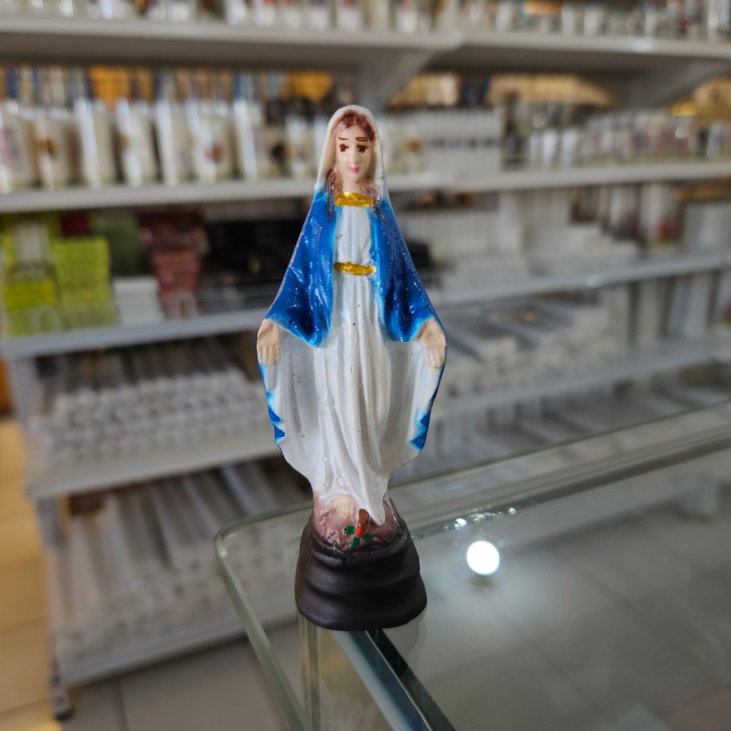 Patung Bunda Maria Biru 10cm SB