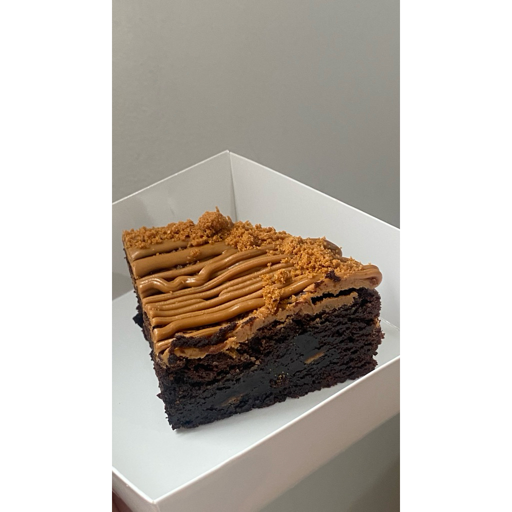 Lotus Brownies fudgy