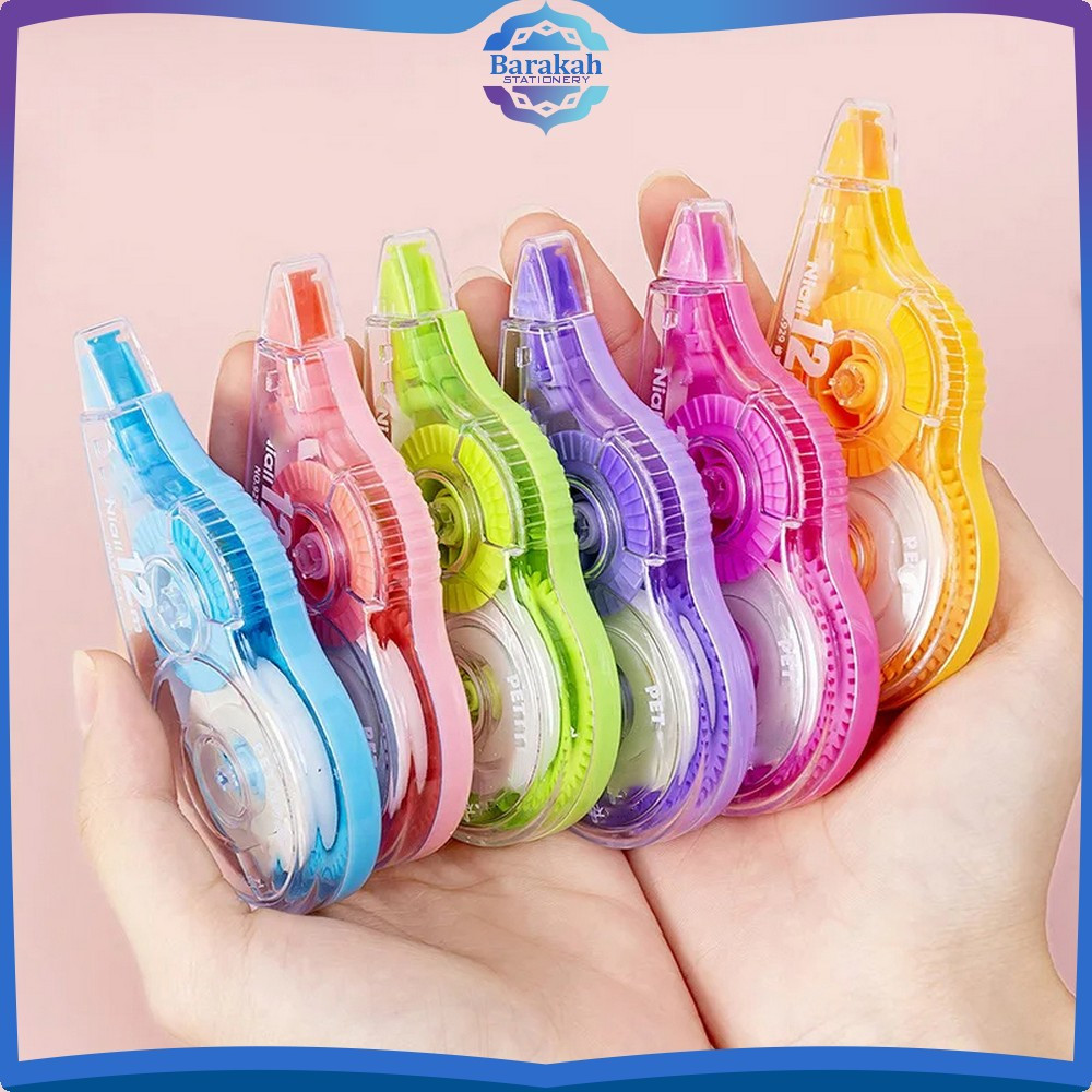 

EC Tipe X Kertas Roll Correction Tape Polos Serbaguna / Tip Ex Correction Pita Koreksi Perlengkapan Sekolah Anak Barakah Stationery A113