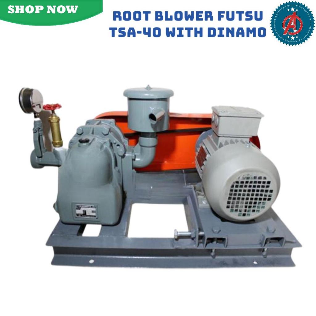 Root Blower Futsu TSA - 40 1.5 Inch complete with Dinamo / Motor Siemens IE1