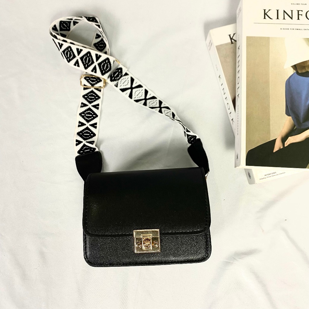 SHOFIA TAS SELEMPANG WANITA TALI KAIN BISBAN