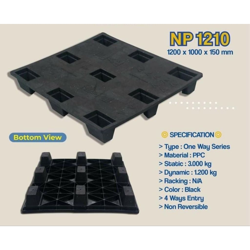 

palet plastik repal UK 100x120x15