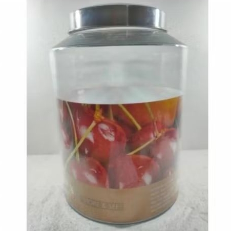 TOPLES KACA ASINAN 1 SEAL DLX / GLASS CANISTER KEDAP UDARA 15 LITER