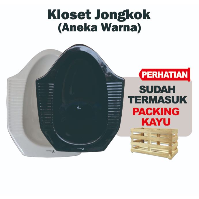 Kloset Jongkok Closet Jongkok Toilet (GRATIS PACKING KAYU)