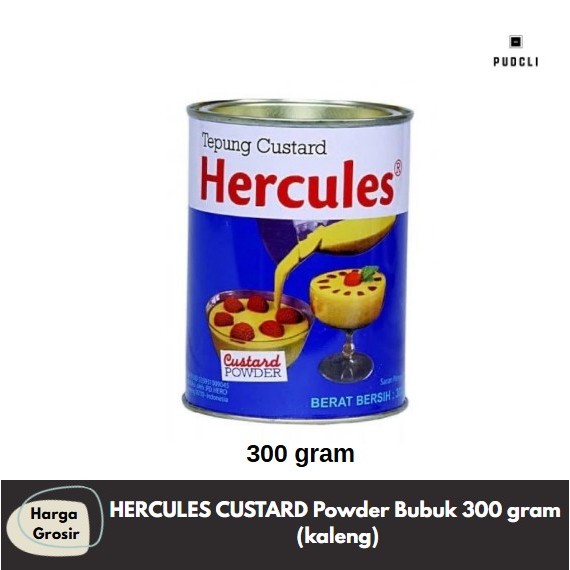

HERCULES CUSTARD Powder Bubuk 300 gram (kaleng)