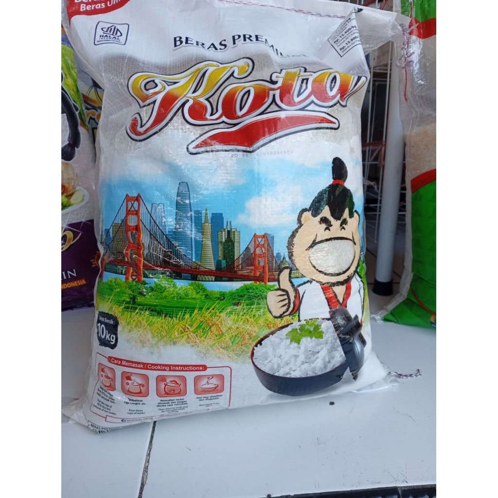 

beras premium kota kemasan 10kg