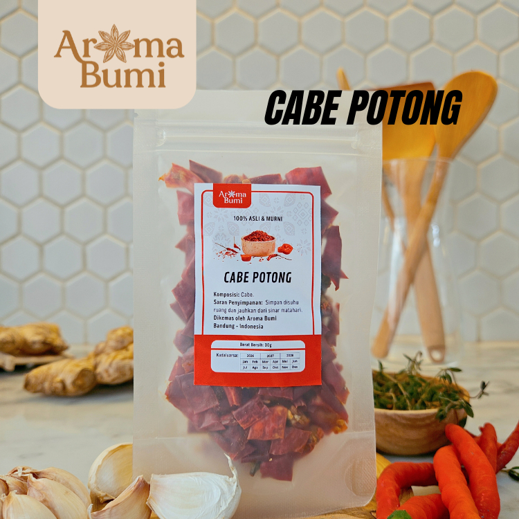 

Aroma Bumi - Cabe Merah Potong Chili Ring Rempah Premium Murah