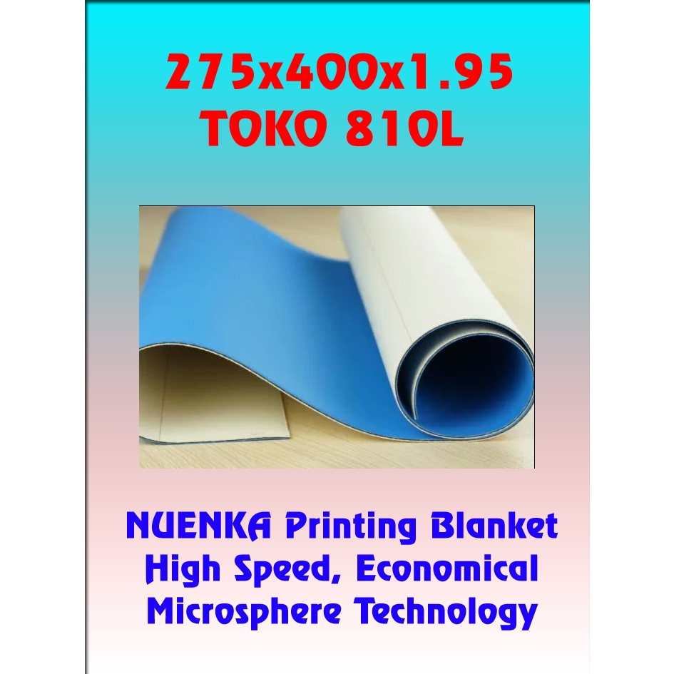 

275x400X1.95 TOKO 810L NUENKA Offset Printing Blanket