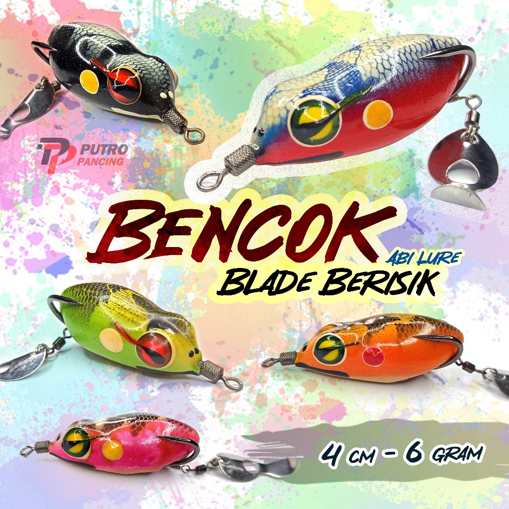 Lure BENCOK Blade Berisik Abi Lure Soft Frog softfrog soft frog