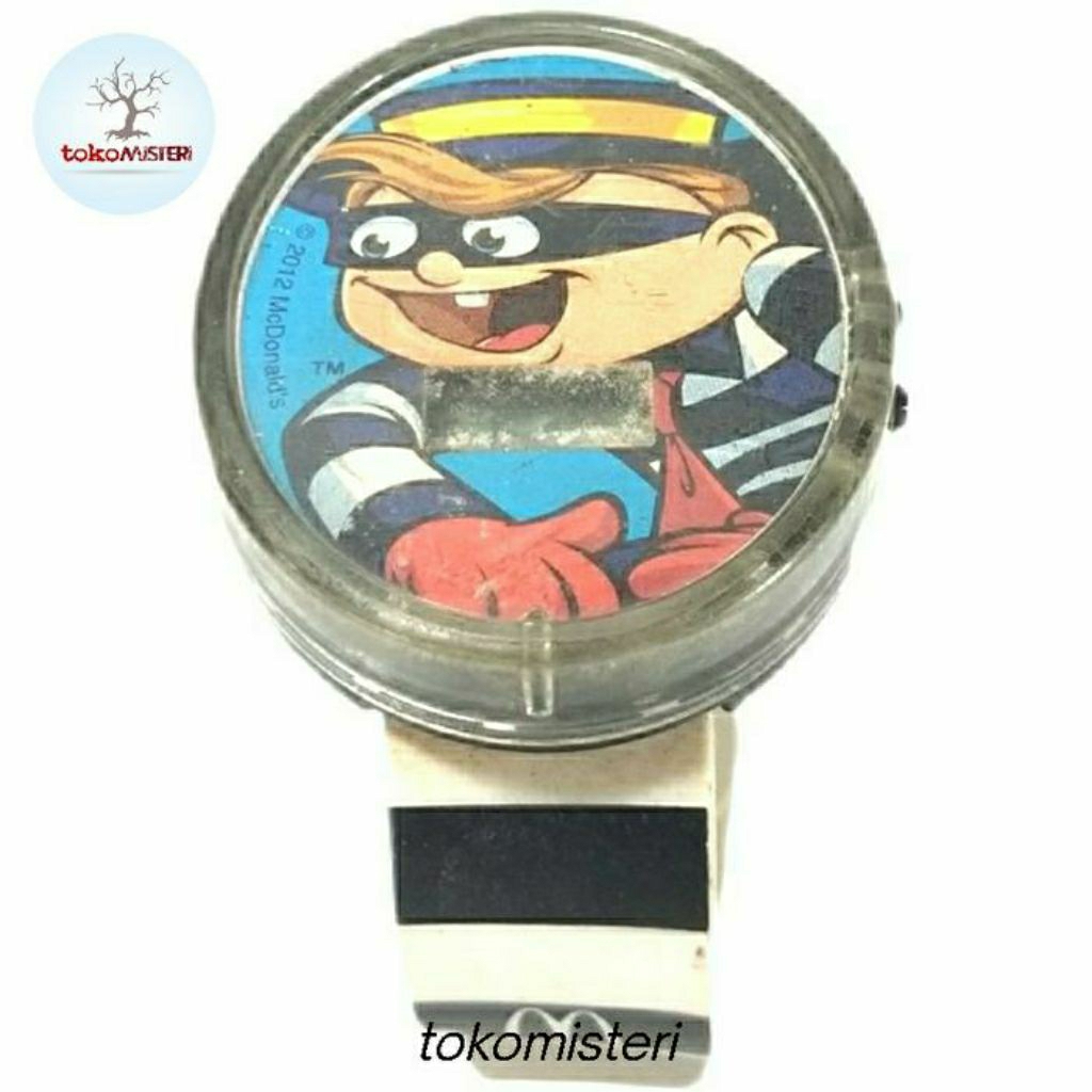 Jam Tangan Hamburglar Watches Watch Happy Meal Mcdonalds Mcd 2012 Figure Rare Jadul Vintage Classic 