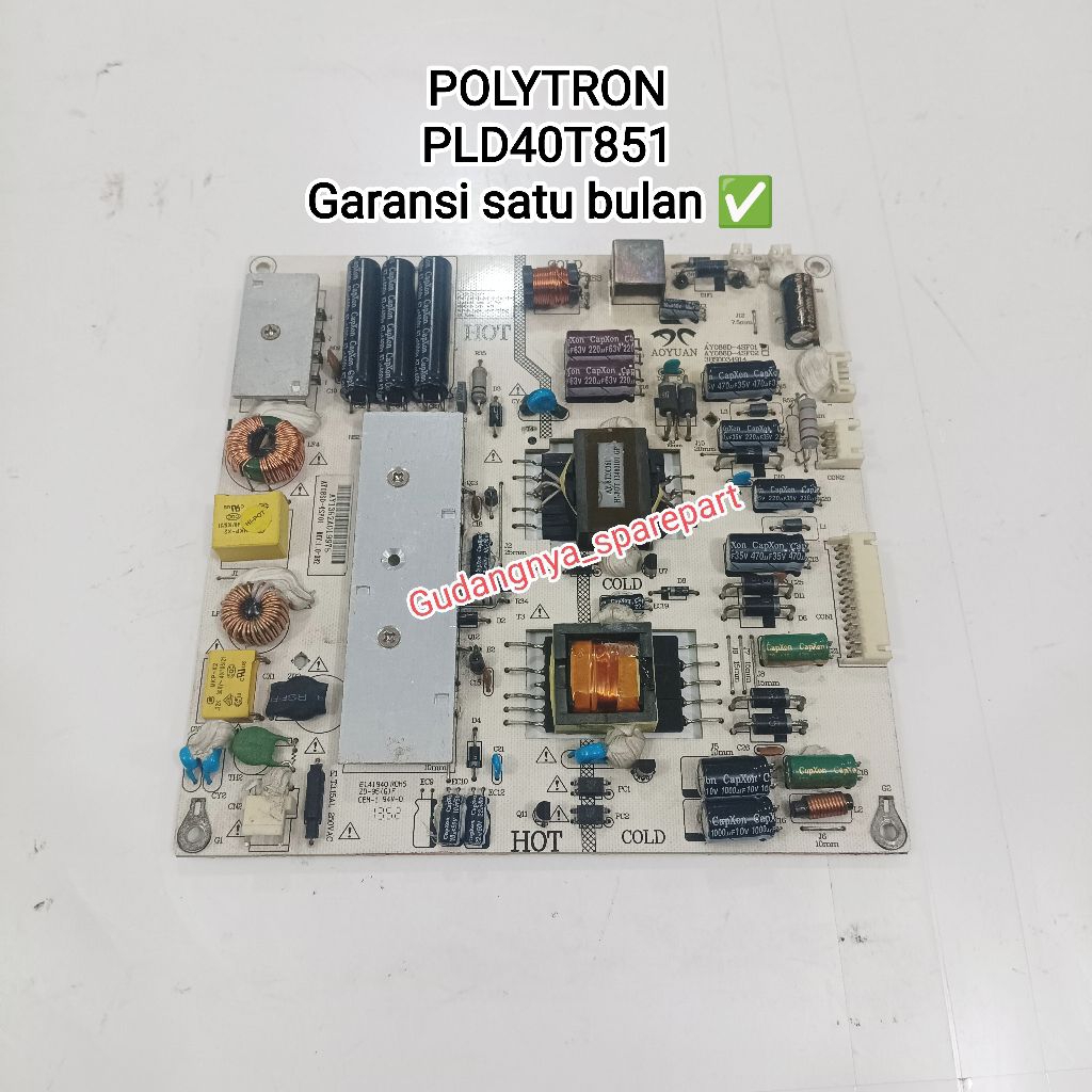 Psu Polytron PLD40T851 PLD 40T851 power supply mesin tv
