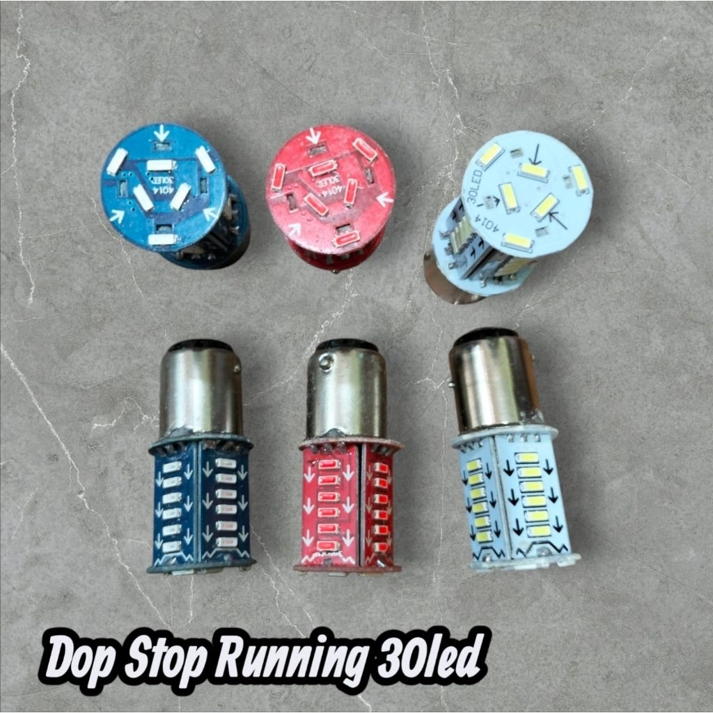 Lampu stop led rem running flas 33 mata ac dc universal