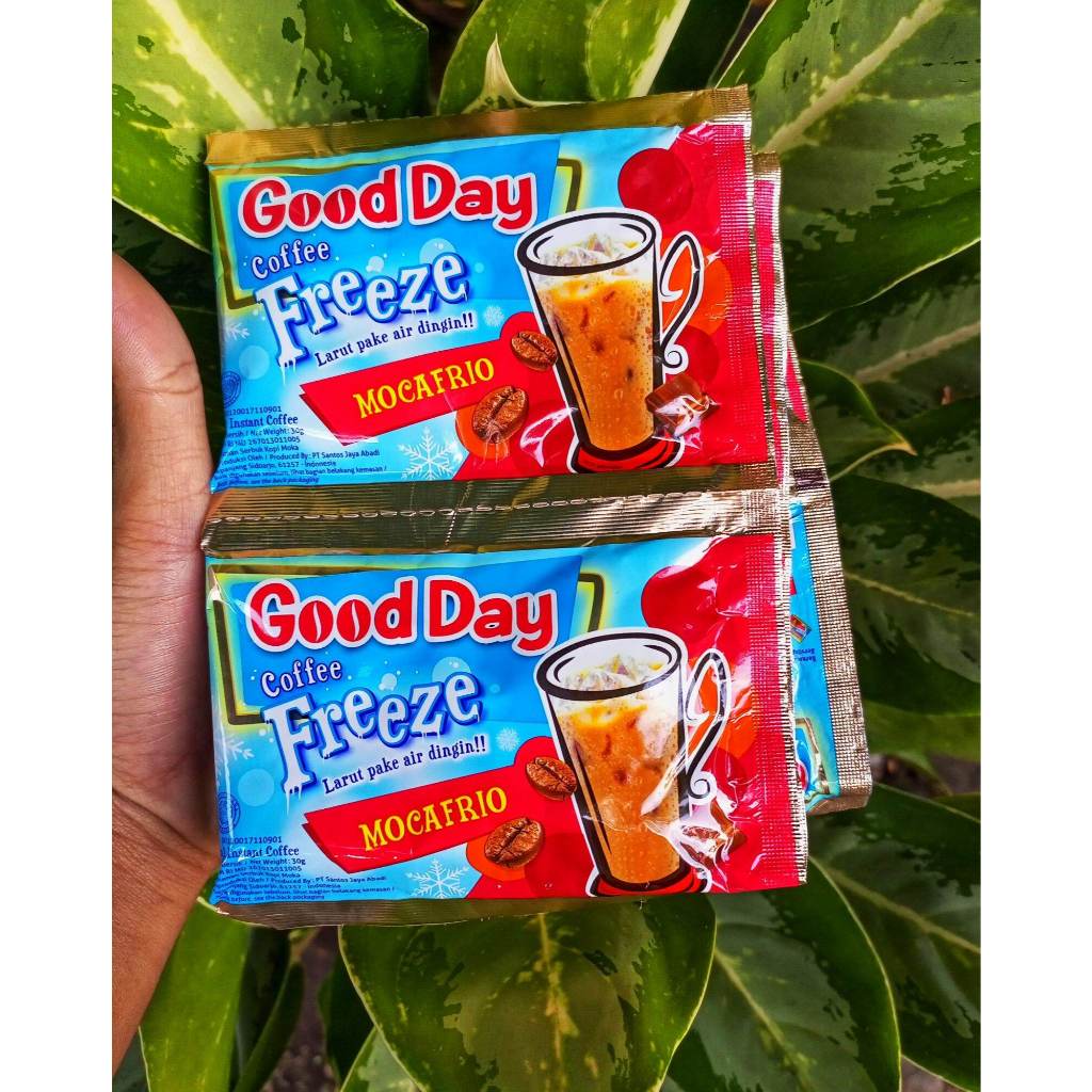 

MURAH Good Day Coffee Freeze Mocafrio 30gr 1renceng @10bks