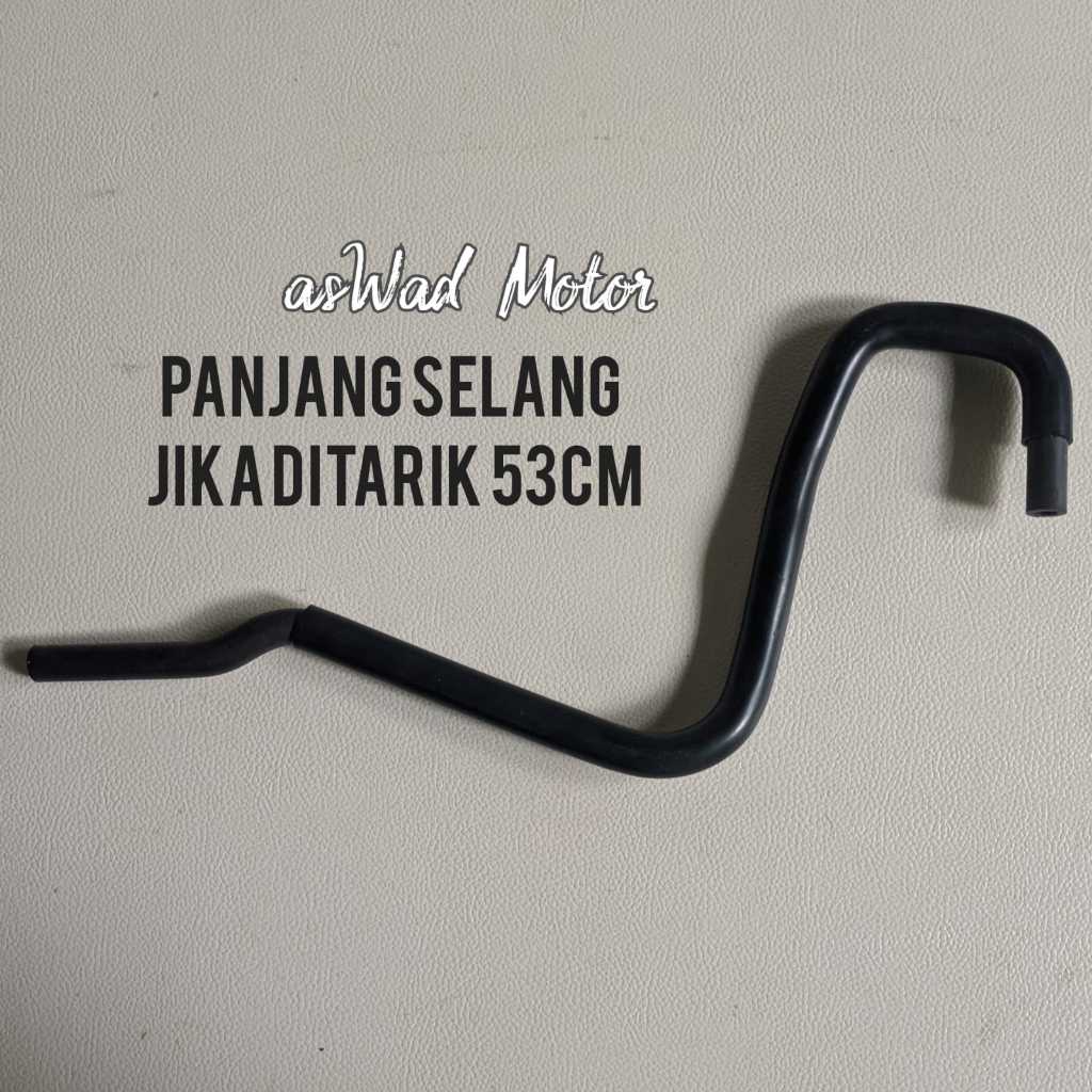 Selang Hawa 53CM 7MM Universal Mesin Motor Mobil Tahan Panas Selang Udara Original Rubber Selang