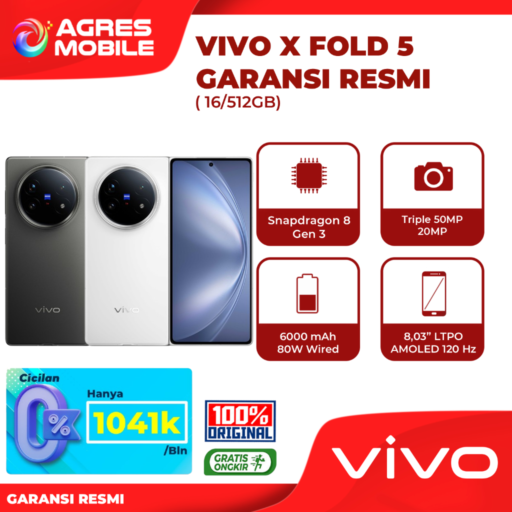 vivo X Fold5 16/512GB - Garansi Resmi