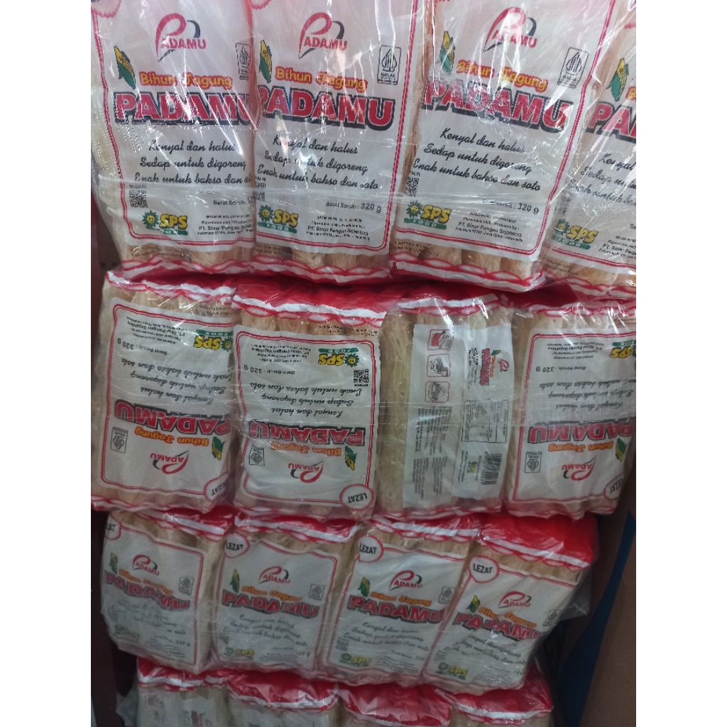 

Bihun Jagung Padamu/mie Jagung/ Bihun, 320g.