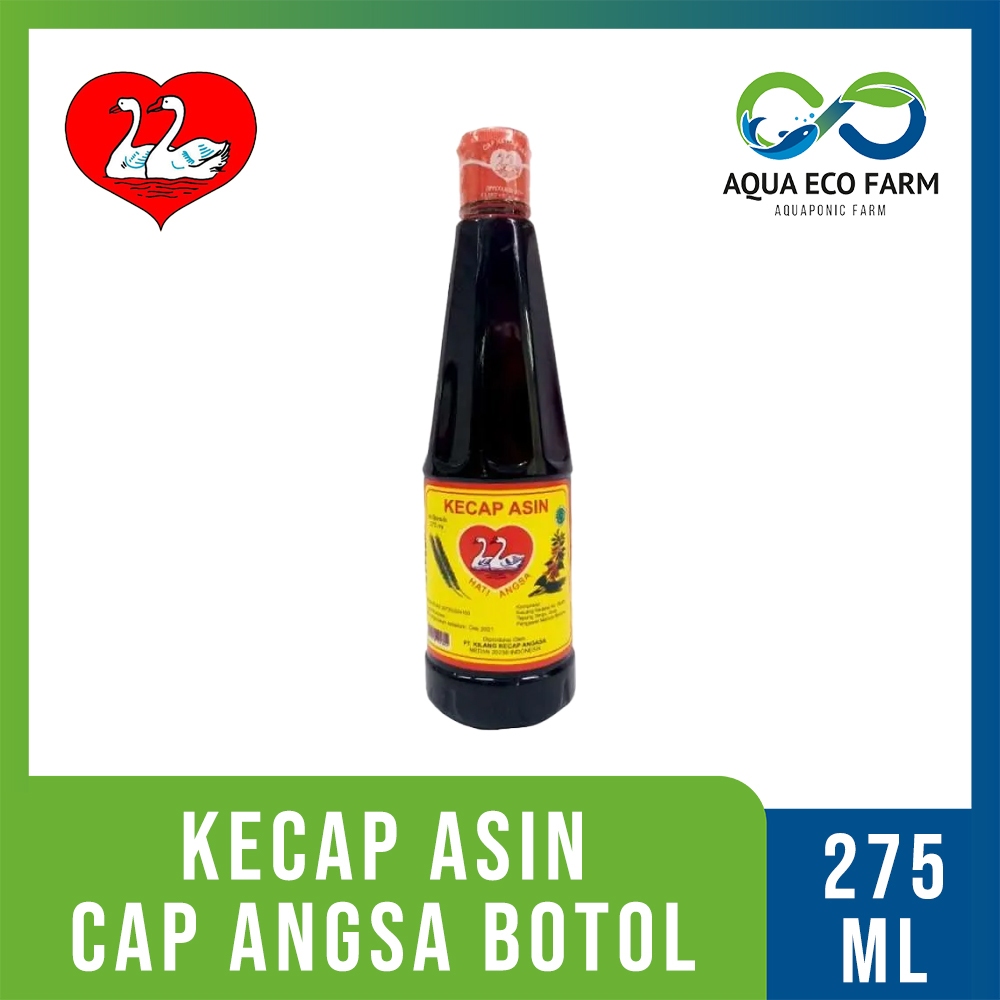 

[AquaEcoFarm] Kecap asin cap hati angsa 275ml | Bandung