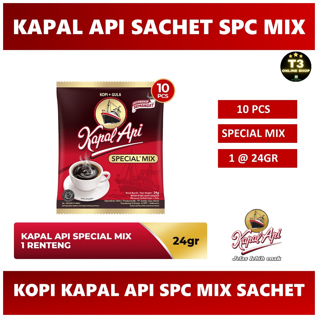 

kopi kapal api special mix isi 10 sachet