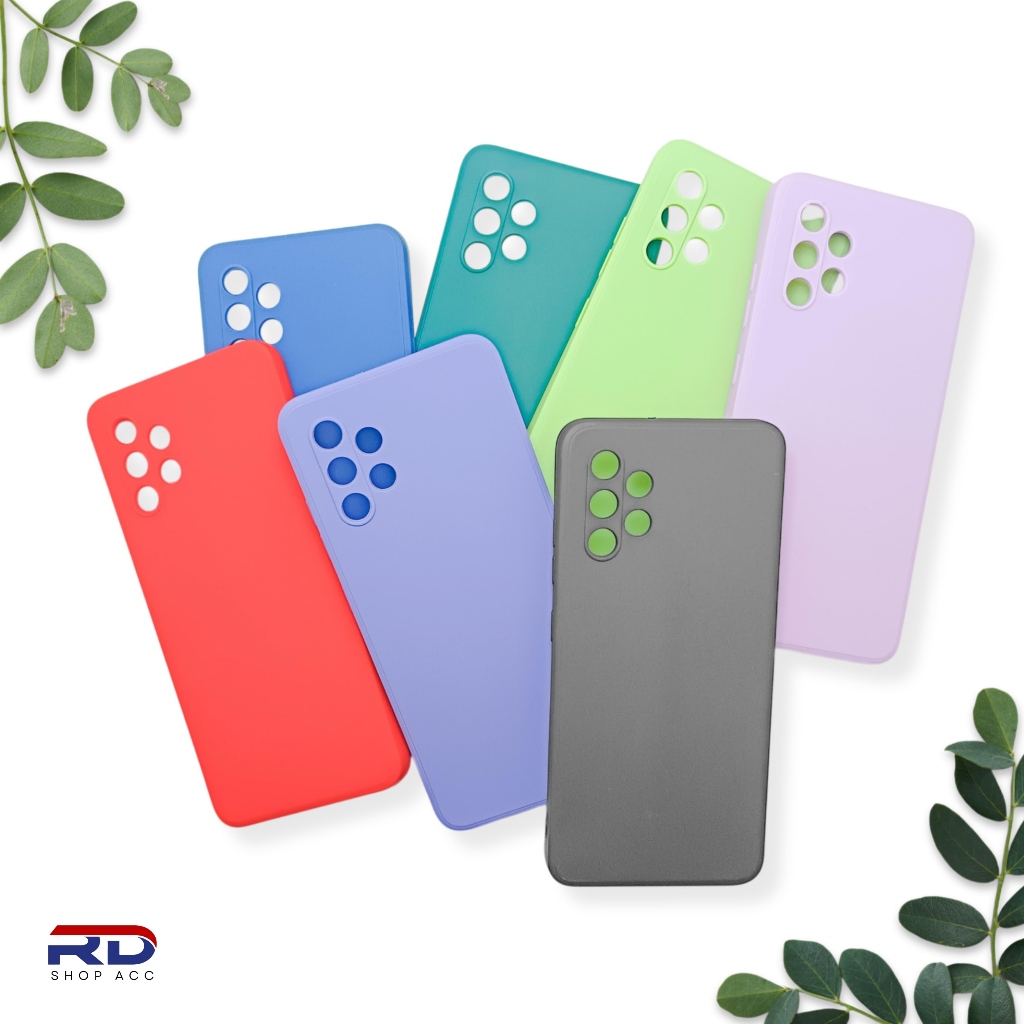 Softcase Vogue NC Silikon Case Candy Case Casing Lentur Bludru Anti Jamur Samsung A32 4G     -RD-