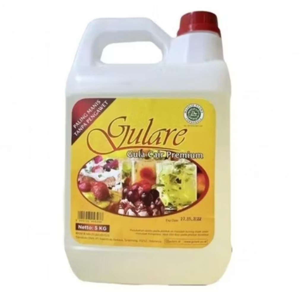 Gulare Gula Cair Premium Fructose Simple Syrup 5Liter