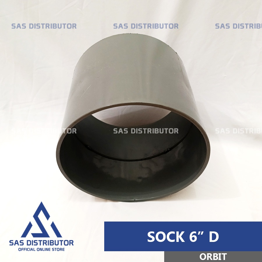 Sok 6" inch PVC Orbit / Sock 6" inch D / Sock Pipa 6" PVC / Socket 6" inch / Sok Pipa Polos 6"