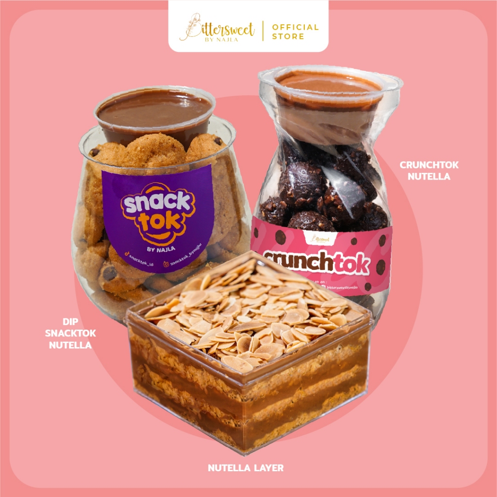 

Nutella Layer + DIP Snacktok Nutella + Crunchtok Nutella [ Best Price ]
